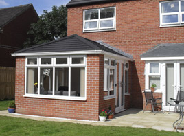 Tiled roof extension