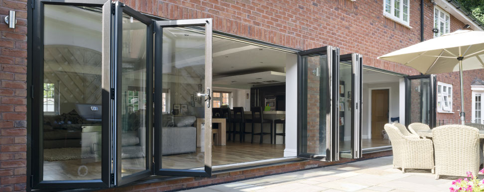 Bi-folding Garden Doors