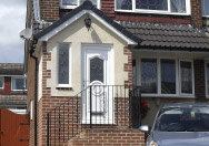 Brick and Rendered Porch